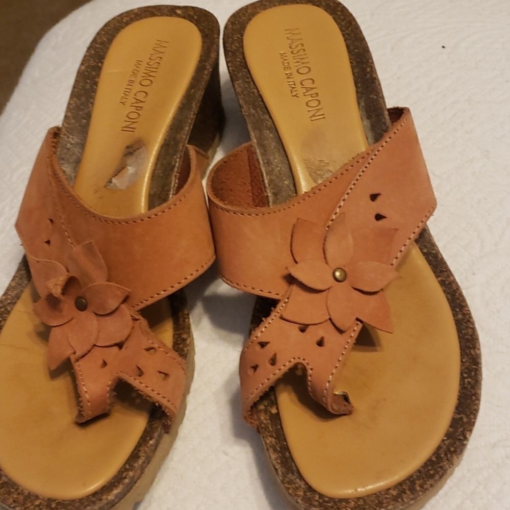 Massimo Caponi Sandals size 8